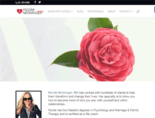 Tablet Screenshot of nicolenenninger.com